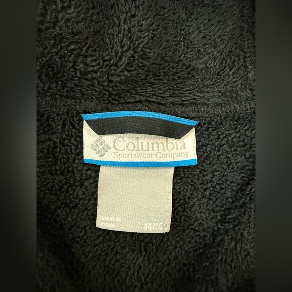 Columbia Kids Black Zip-Up Hoodie 0081 - Picture 3 of 5